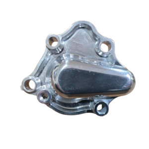1985 - 1991 Honda CR250 Water Pump Cover Polished Aluminum Version II