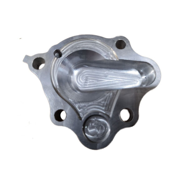 1985 - 1991 Honda CR250 Water Pump Cover Polished Aluminum